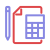 calculator and planner icon